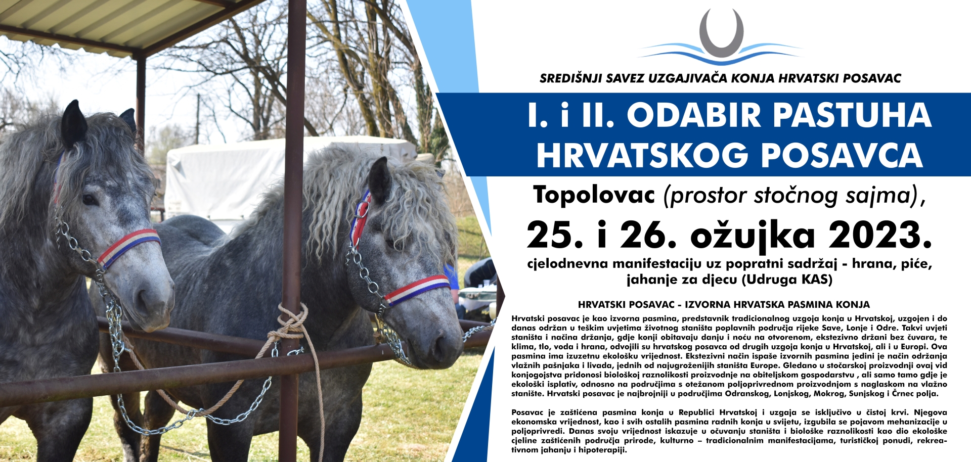 I. i II. ODABIR PASTUHA HRVATSKOG POSAVCA